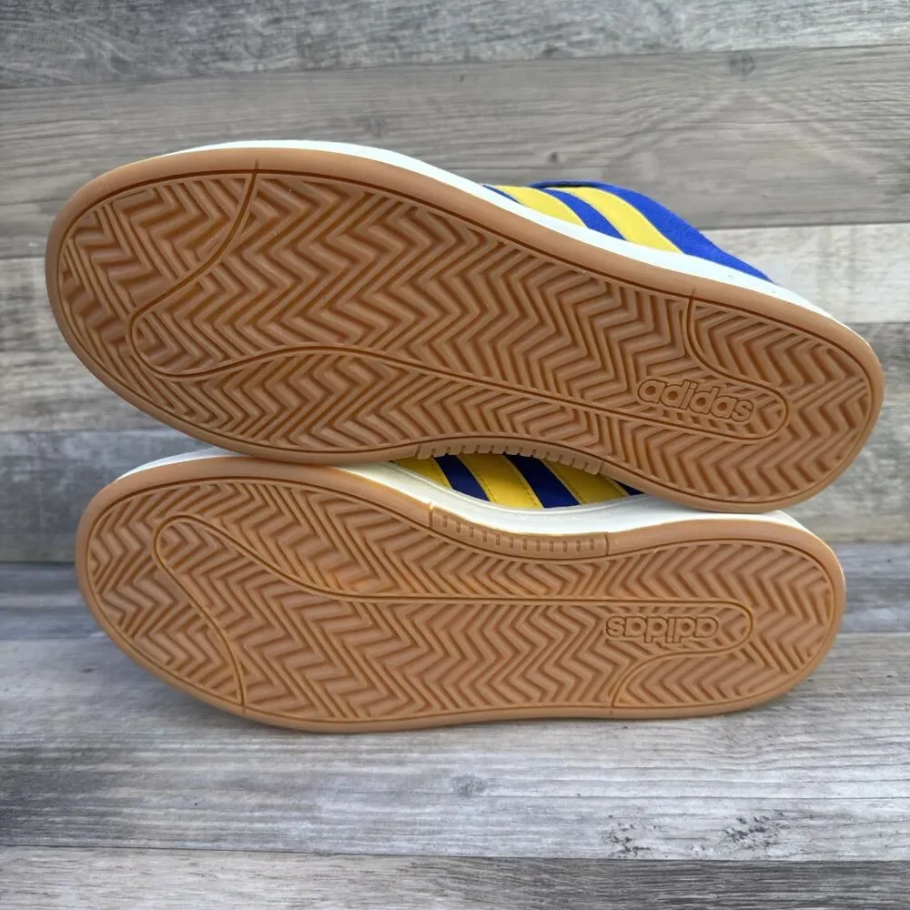 Adidas Grand Court Alpha 00s Men’s Sneakers Blue Yellow Size 11 New JI1714